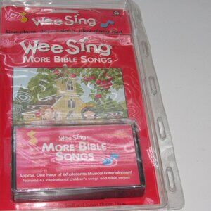 Wee Sing More Bible Songs Cassette & Songbook Set |Vintage 1990 Children's Music
